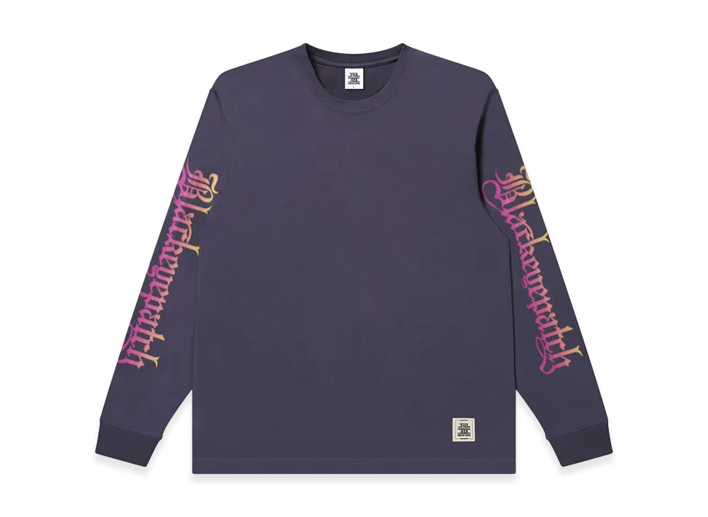 BlackEyePatch Wavecore Logo Heavyweight L/S Tee "Navy"