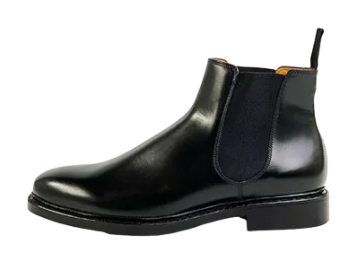 Jalan Sriwijaya Side Gore Boots Edward Calf Leather "Black" 98756 Dainite Sole