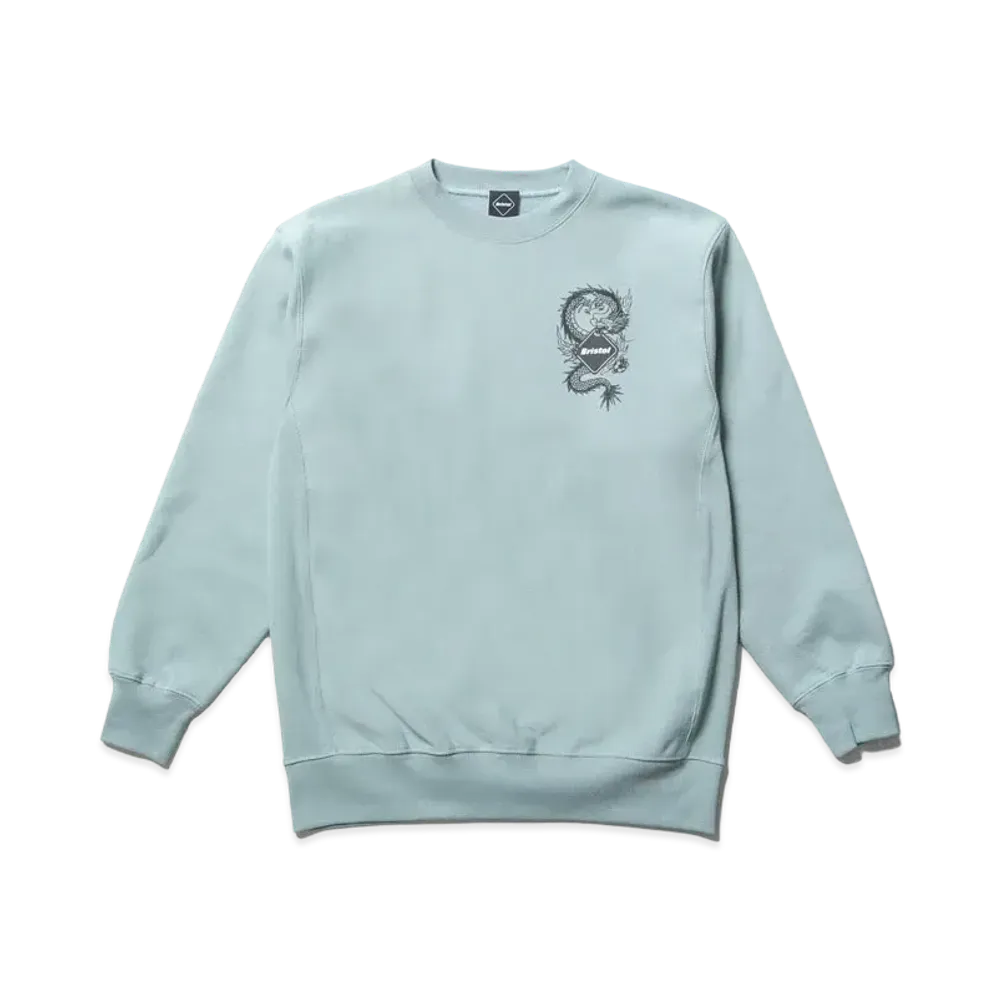 F.C.Real Bristol Year Of The Dragon Dragon Team Crewneck Sweat "Green"
