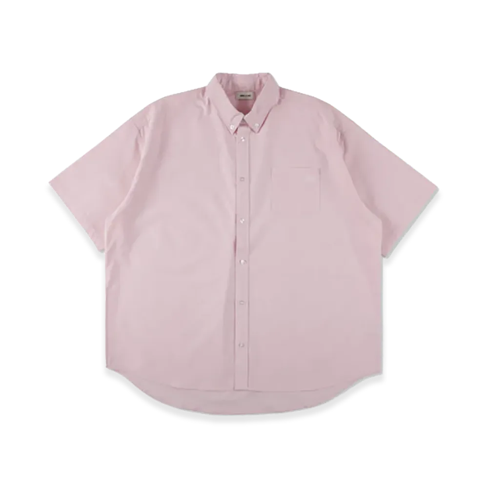WIND AND SEA Oxford S/S Shirt "Pink"