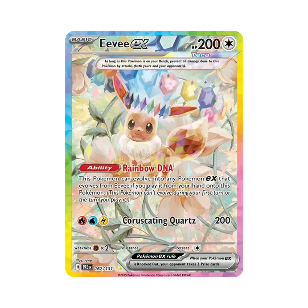 イーブイex SIR [PRE EN 167/131]【英語版】(スカーレット&バイオレット「プリズマティックエボリューションズ」)