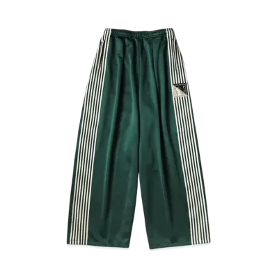 KAPITAL Smooth Jersey Stunt Man Woman Buggy Track Pants "Green"