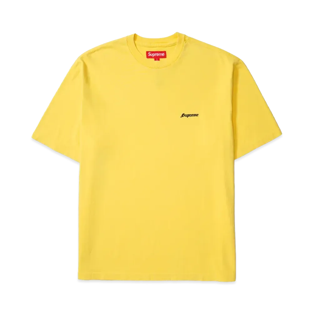Supreme Washed S/S Top (26SS) "Yellow"