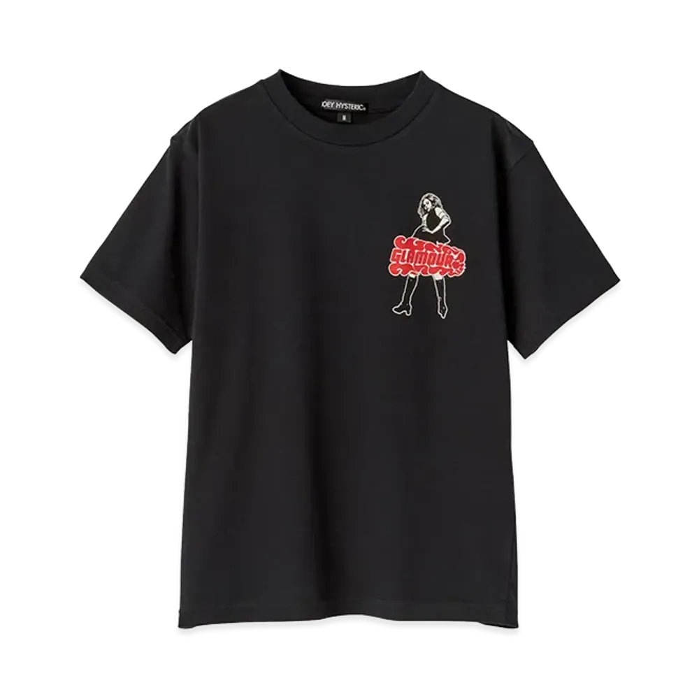 HYSTERIC GLAMOUR Kids Vixen Girl Tee "Black"