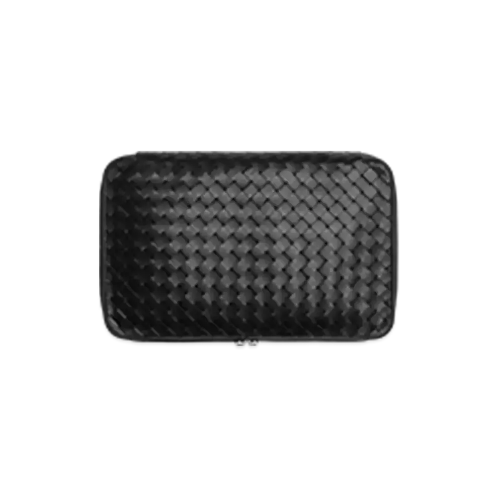 Bottega Veneta Intrecciato Small Packing Cube "Black"