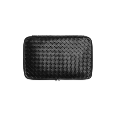 Bottega Veneta Intrecciato Small Packing Cube "Black"