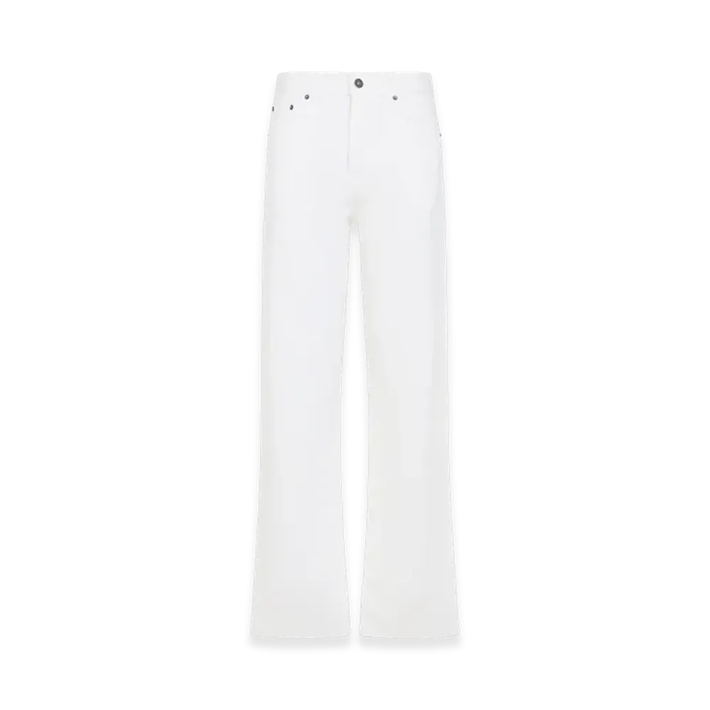 PHOEBE PHILO Tapered Leg Jeans "Off White"