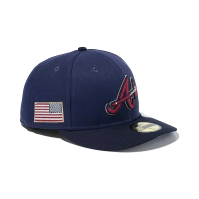 NEW ERA PC 59Fifty Stars & Stripes Atlanta Braves "Light Navy/Navy"