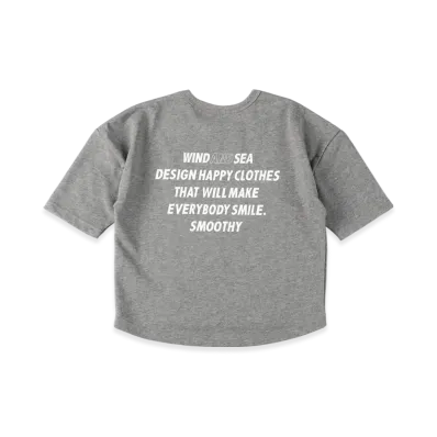 WIND AND SEA x SMOOTHY 70% Child S/S Tee "HeatherGray"