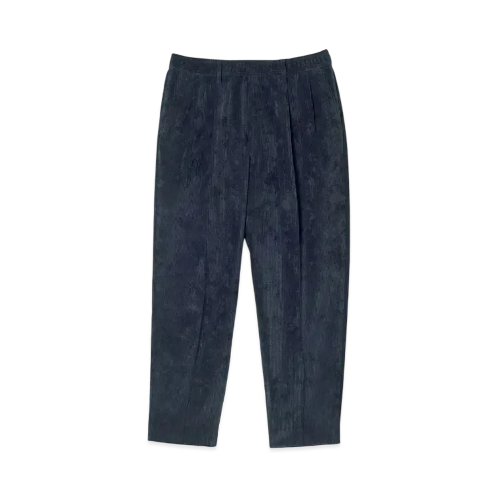 N.HOOLYWOOD Wide Tapered Easy Slacks "Navy"