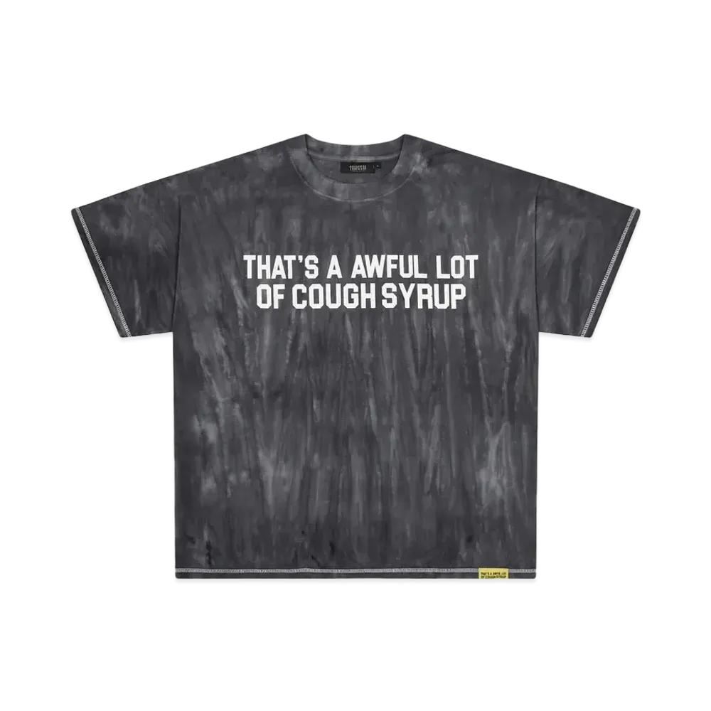 TRAPSTAR x COUGH SYRUP Irongate Washed T-Shirt "Black"