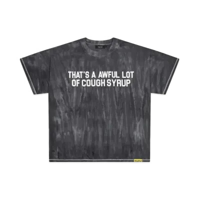 TRAPSTAR x COUGH SYRUP Irongate Washed T-Shirt "Black"