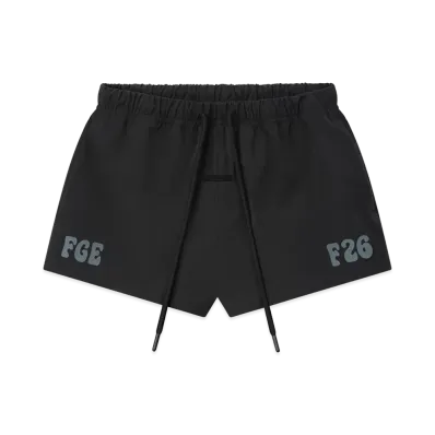 FEAR OF GOD ESSENTIALS Women's Running Short "Vintage Black"