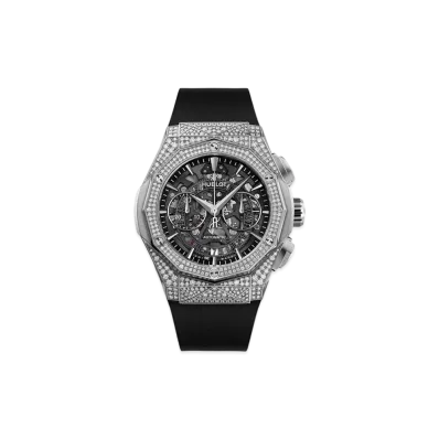 HUBLOT Classic Fusion Aerofusion Chronograph Orlinski Titanium Pave 45mm