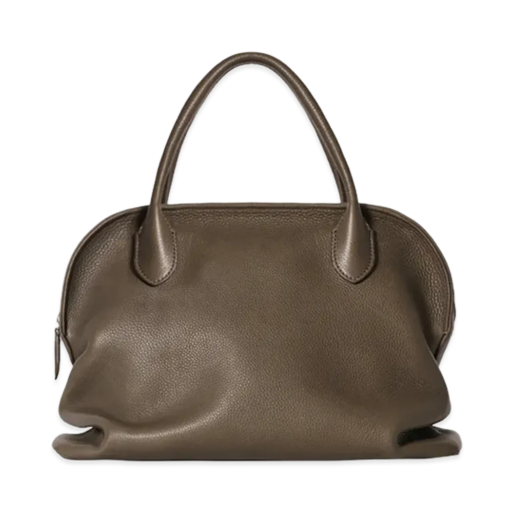 The Row Women's Agnes 12 Leather Bag "Truffle"