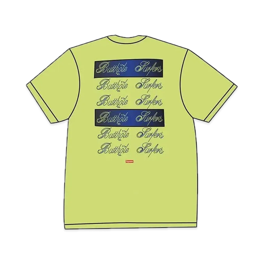 Supreme x Butthole Surfers Tee "Neon Green"