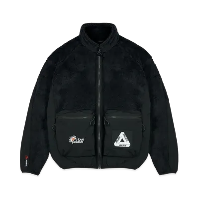 PALACE Polartec High-Loft Teddy Fleece Jacket "Black"