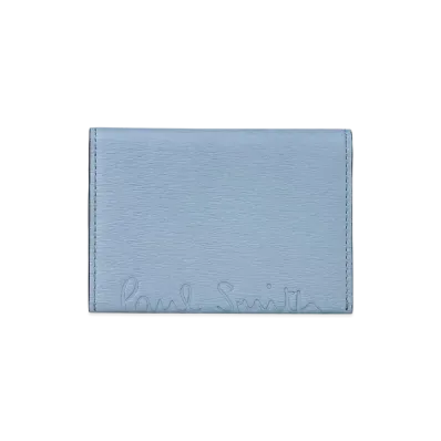 Paul Smith Cropped Logo Pass Case "SaxBlue"