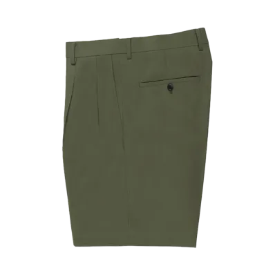 WACKO MARIA Dormeuil / Double Pleated Short Trousers "Green"
