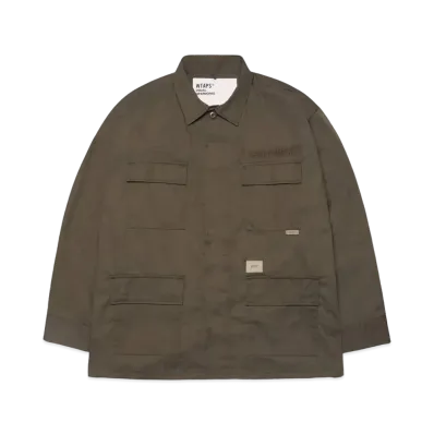WTAPS Jungle / LS / Ctpl. Twill. Dot Sight "Olive Drab"