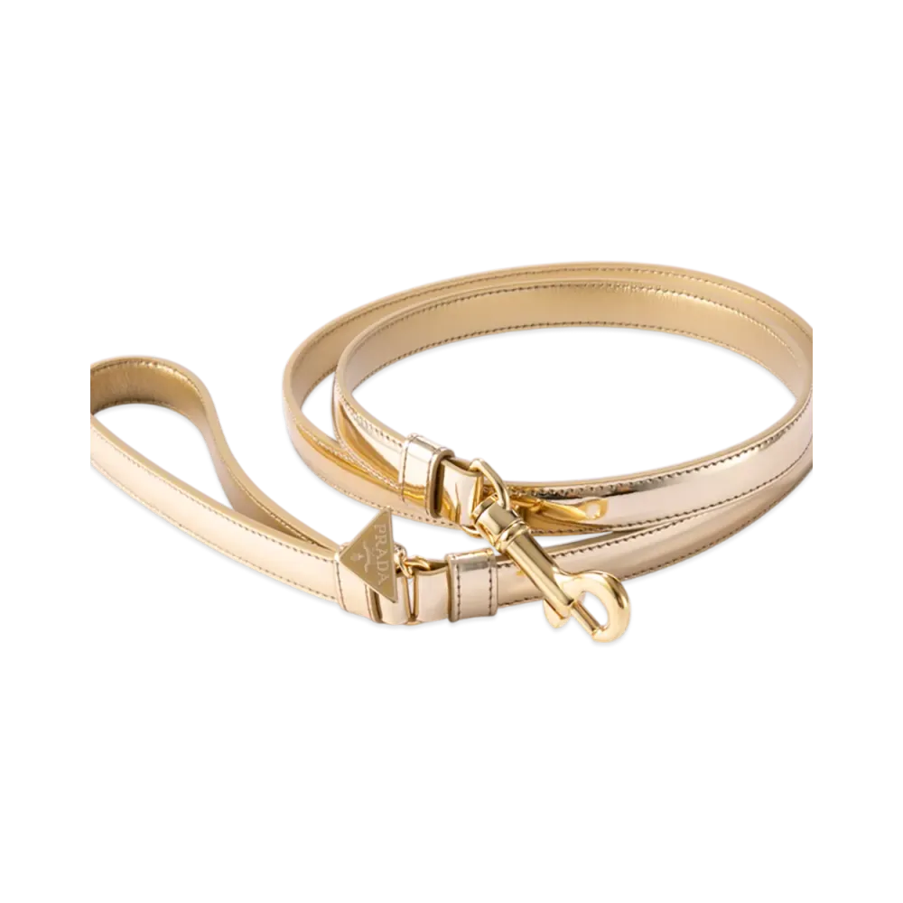 PRADA Brushed Leather Lead "Gold"