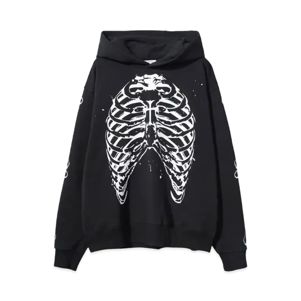 SOMEIT LAZARUS VINTAGE HOODIE "BLACK"