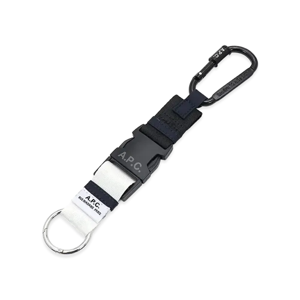 A.P.C. Porte Clefs Trek "Dark Navy"