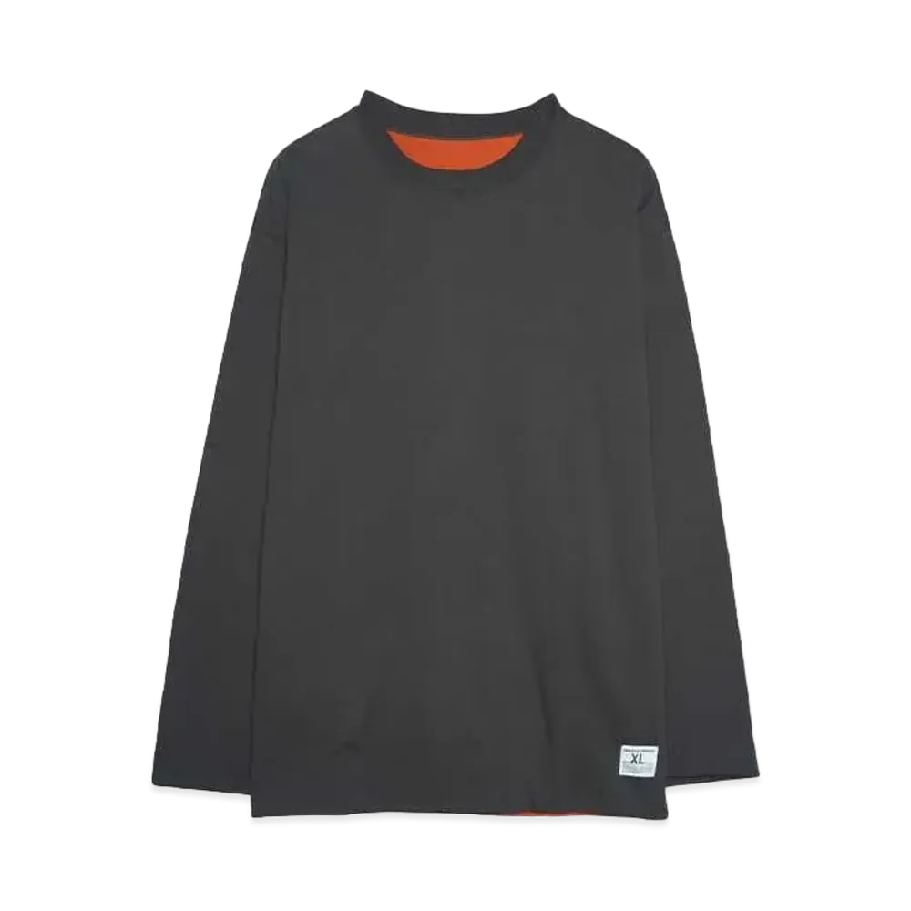 MASSES REVERSIBL L/S SHIRT "CHARCOAL"