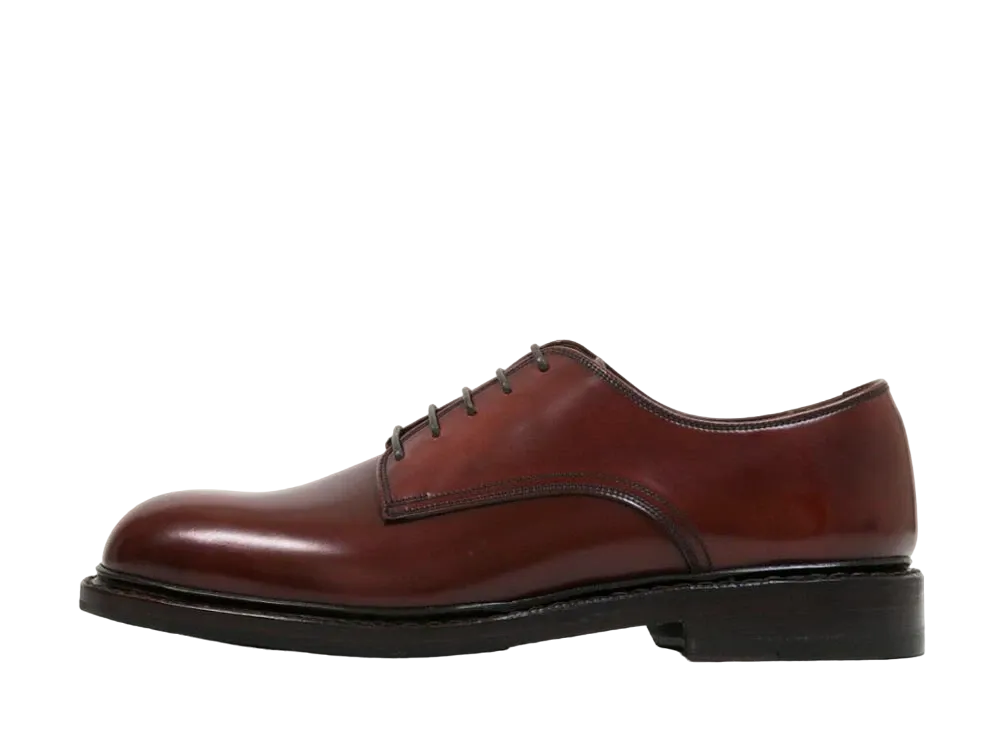 Jalan Sriwijaya Plain Toe Shoes Timo Cordovan "Burgundy" 98902 Half Rubber Sole