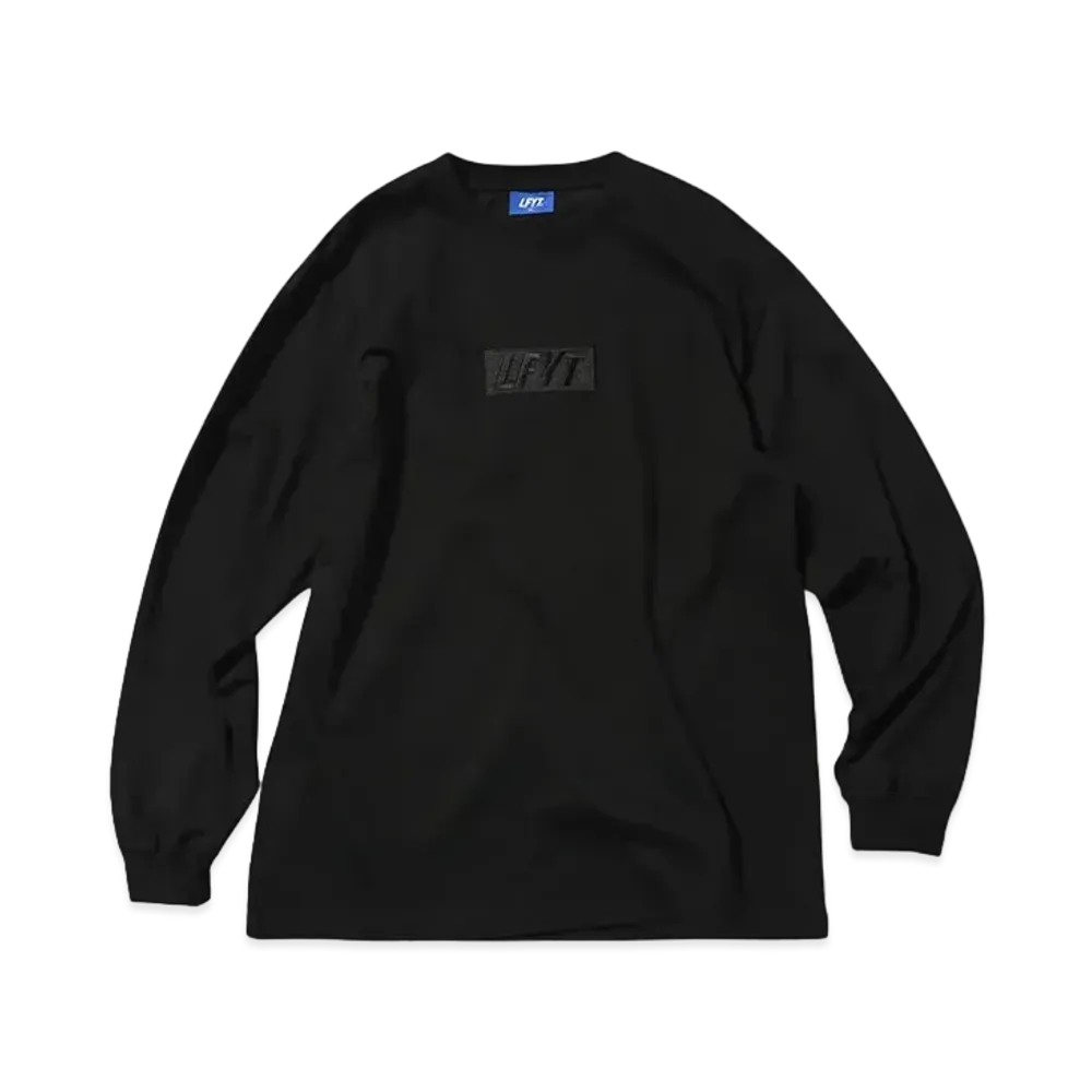 LFYT TONAL LFYT BOX LOGO L/S TEE "BLACK"