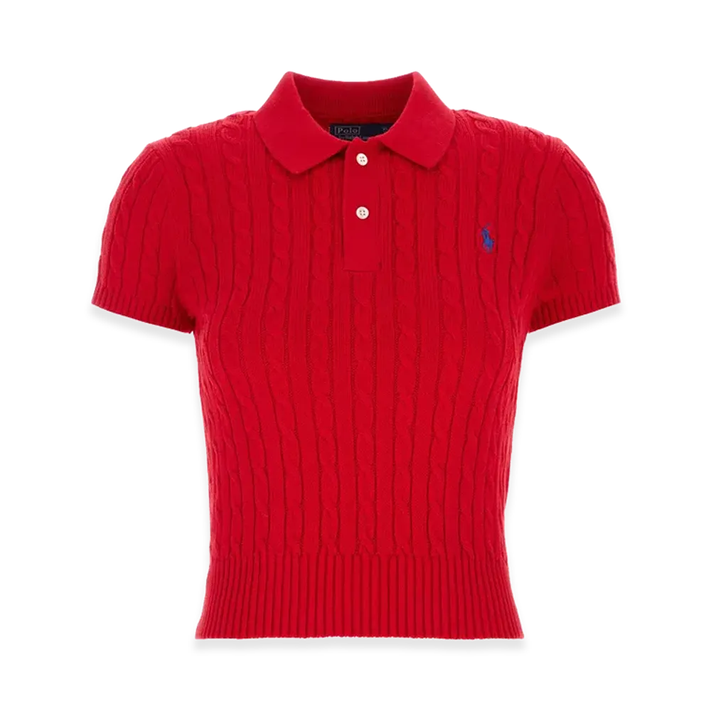 Polo Ralph Lauren Women's Cotton Polo Shirt "Red"