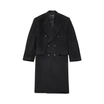 BALENCIAGA Men's Regular Fit Coat "Black"