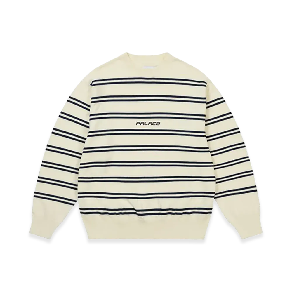 PALACE P-Stripe Knit "Beige"