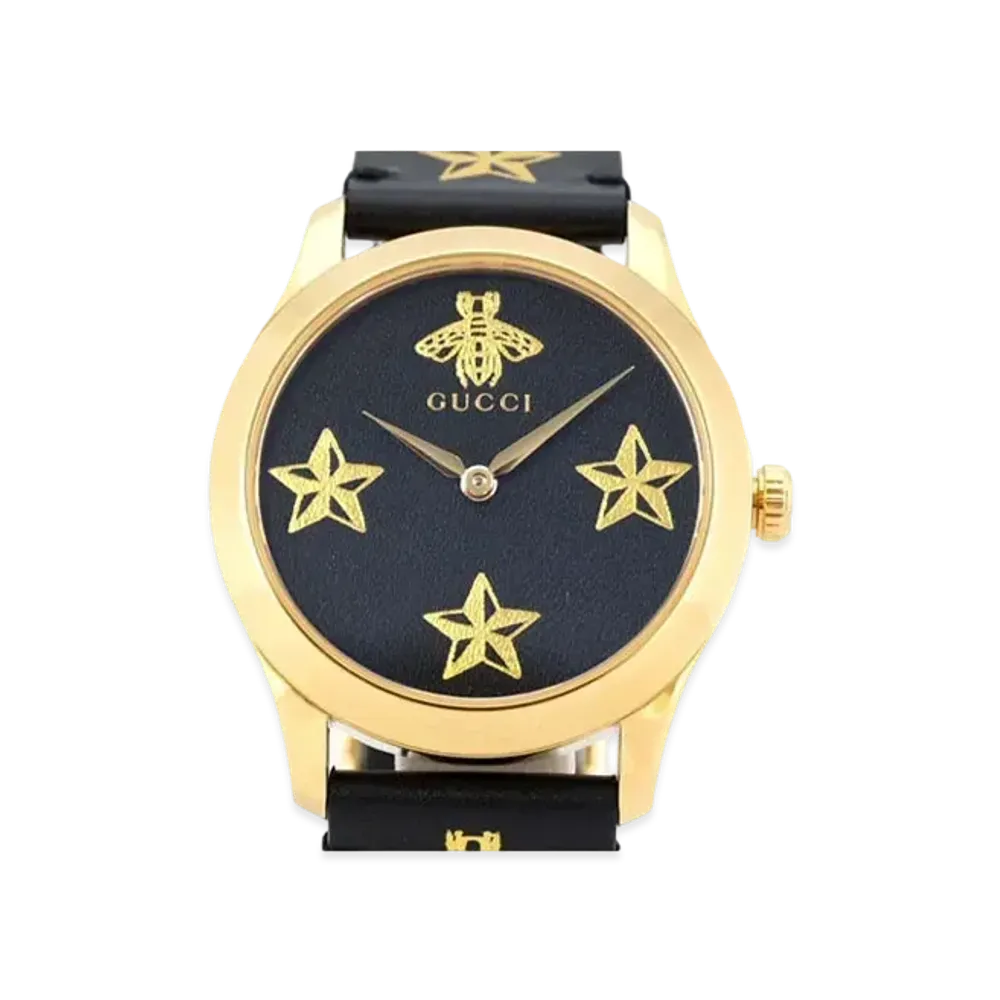 GUCCI G-Timeless "Black/Yellow Gold"