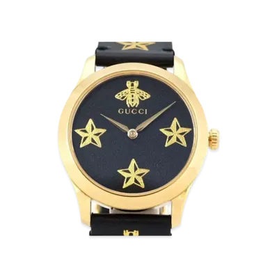 GUCCI G-Timeless "Black/Yellow Gold"