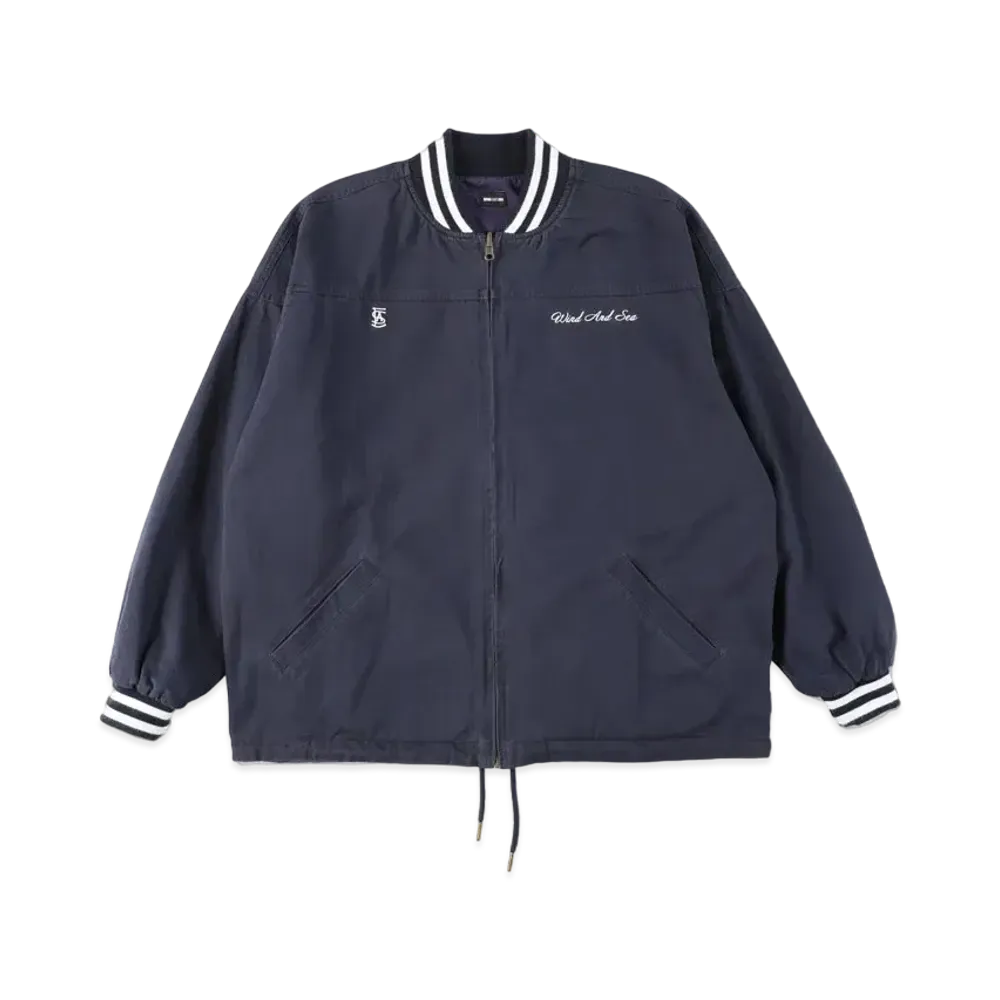 WIND AND SEA WDS Canvas Derby Jacket "Navy"