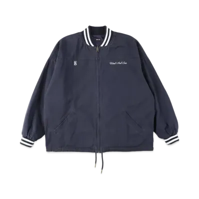 WIND AND SEA WDS Canvas Derby Jacket "Navy"