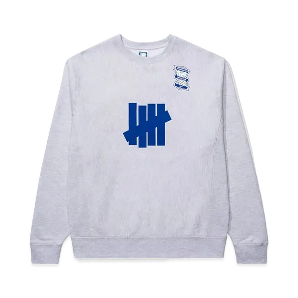 UNDEFEATED x BCFC Blue and White Kit Team Crewneck "White"
