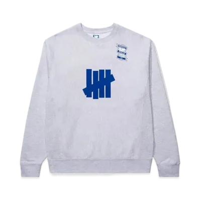 UNDEFEATED x BCFC Blue and White Kit Team Crewneck "White"