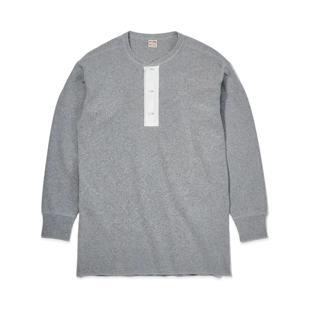 THE REAL McCOY'S Union Henley Undershirt L/S "Grey"