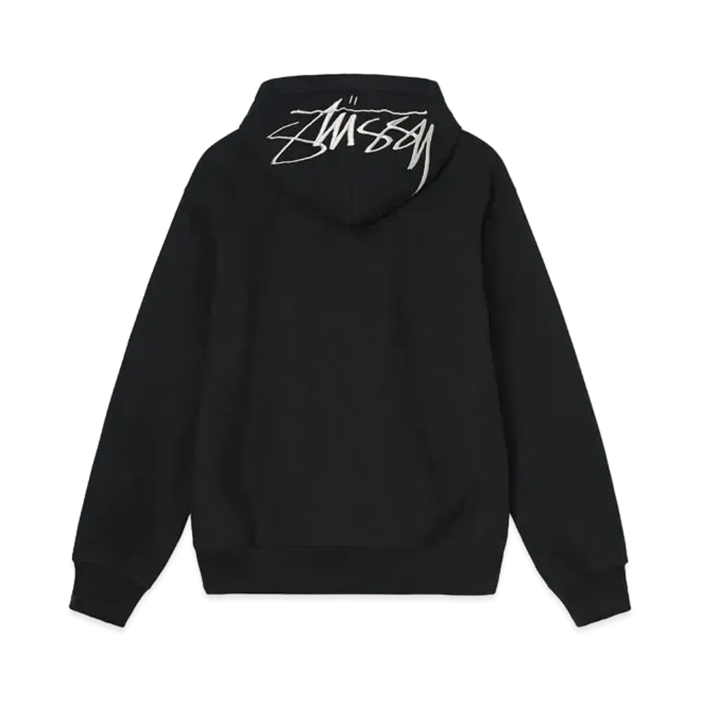 Stussy Back Applique Hoodie "Black"