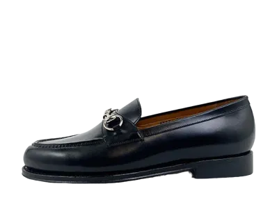 Jalan Sriwijaya Bit Loafer 18045 Calf Leather "Black" 98976 Leather Sole