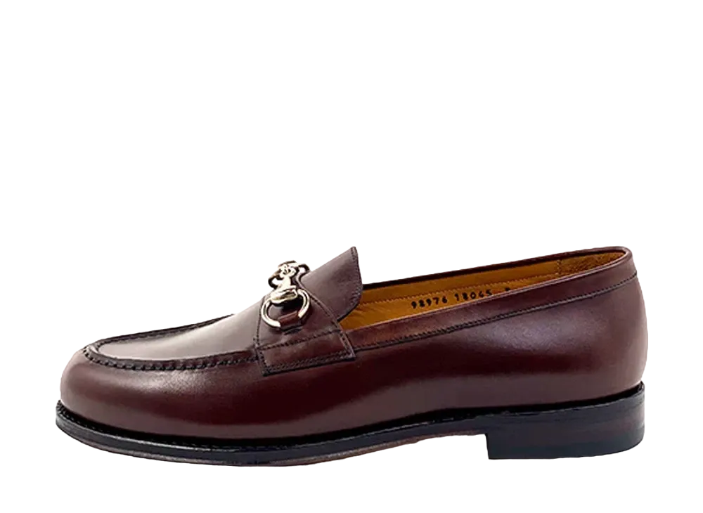Jalan Sriwijaya Bit Loafer 18045 Calf Leather "Castagna" 98976 Leather Sole
