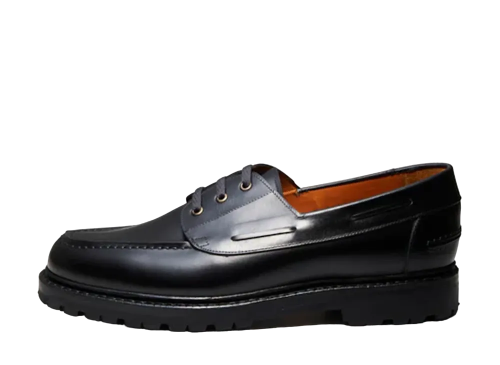 Jalan Sriwijaya U Tip Shoes 18045 Calf Leather "Black" 98978 Vibram Sole