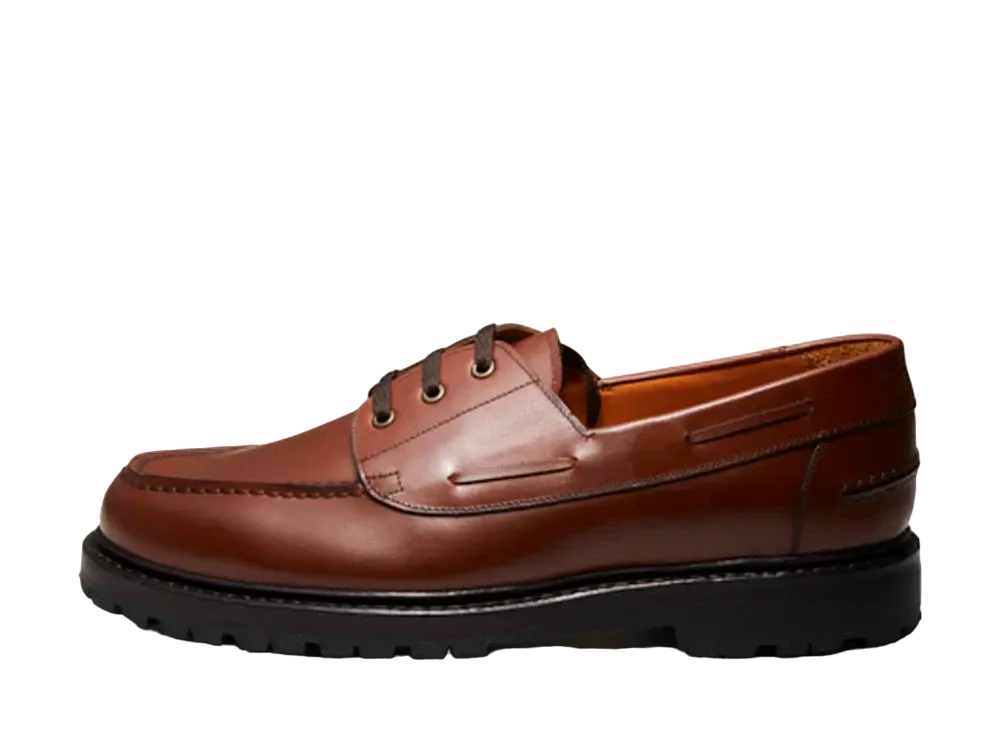 Jalan Sriwijaya U Tip Shoes 18045 Calf Leather "Cuoio" 98978 Vibram Sole