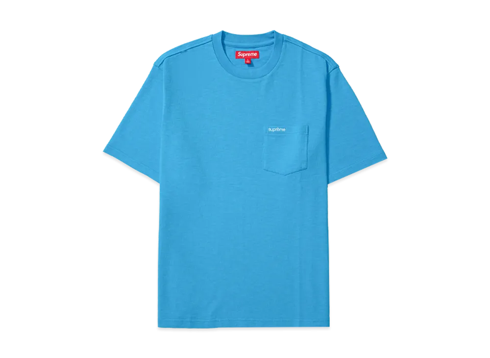 Supreme S/S Pocket Tee "Light Blue" (25FW)