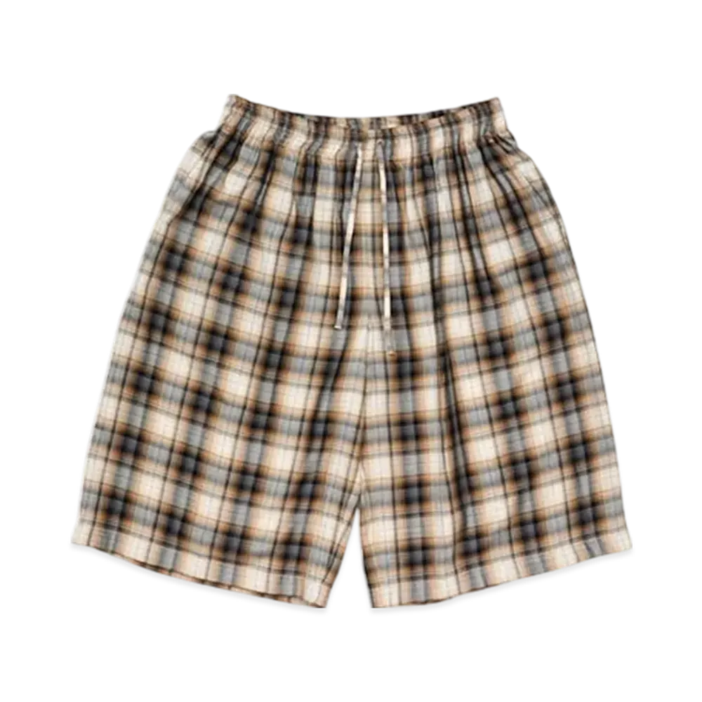 Acne Studios Check Shorts "Beige/Black"