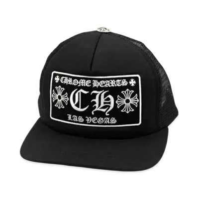 Chrome Hearts CH Trucker Cap Las Vegas Exclusive "Black"