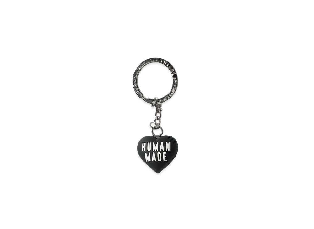 HUMAN MADE Heart Rubber Keychain "Black"