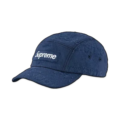 Supreme Lasered Twill Camp Cap "Navy"